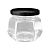 Pote de Vidro Sextavado 150ml - 01 Unidade - 6,5cm x 7,8cm - - Imagem 3