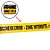 Faixa Decorativa Halloween - Scene de Crime Zone Interdite - Amarelo - 1 unidade - Rizzo - Imagem 1