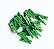 Mini Prendedor de Madeira Verde 2,5cm - 50 Unidades - Rizzo - Imagem 1