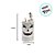 Enfeite de Halloween de Resina - Lata Com Formato De Caveira e Led - 17x8cm - 1 unidade - Cromus - Rizzo - Imagem 2