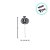 Palito Decorativo Halloween - Abobora - 29cm - 5 unidades - Rizzo - Imagem 2
