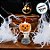 Enfeite de Halloween - Castiçal Abobora - 12cm - 1 unidade - Cromus - Rizzo - Imagem 3