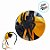 Tiara Halloween com Aranha - Amarelo e Preto - 1 unidade - Rizzo - Imagem 2