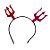 Tiara Halloween Tridente - Preto e Vermelho - 1 unidade - Rizzo - Imagem 1