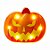 Enfeite Decorativo Halloween - Abóbora Iluminada - 16,5cm - 1 unidade - Rizzo - Imagem 1