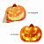 Enfeite Decorativo Halloween - Abóbora Iluminada - 16,5cm - 1 unidade - Rizzo - Imagem 2
