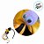 Tiara Halloween com Pompom Sortido - Amarelo e Preto - 1 unidade - Rizzo - Imagem 2