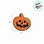 plique Decorativo EVA de Halloween - Abóbora - 5cm - 12 unidades - Rizzo - Imagem 2
