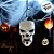 Cesta de Halloween Caveira Branca - 20cm - 1 unidade - Rizzo - Imagem 3