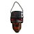 Cesta de Halloween Caveira Preta - 20cm - 1 unidade - Rizzo - Imagem 1
