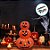 Enfeite Decorativo Halloween - Torre De Abóbora - 22cm - 1 unidade - Rizzo - Imagem 3