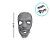 Máscara de Halloween - Zumbi - 23cm - 1 unidade - Artlille - Rizzo - Imagem 2