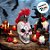 Enfeite Decorativo Halloween - Crânio Com Detalhes Vermelho - 35cm - 1 unidade - Rizzo - Imagem 4