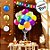 Balão de Festa Látex 7''18cm Redondo - Sortido - 50 unidades - Balões São Roque - Rizzo - Imagem 3