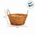 Cesta de Bambu Oval - Marrom - 23cm - 1 unidade - Cromus - Rizzo - Imagem 2