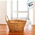 Cesta de Bambu Oval - Marrom - 23cm - 1 unidade - Cromus - Rizzo - Imagem 3