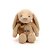 Coelho de Pelúcia Marrom com Laço Personalizado - 31cm - 1 unidade - Rizzo - Imagem 1