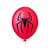Balão de Festa Decorado 11" 27cm - Aranha Vermelho - 25 unidades - Happy Day - Rizzo - Imagem 1