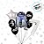 Balão de Festa Metalizado 24'' 63cm - Robo Star Wars - 1 unidade - Rizzo - Imagem 3