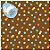 Saco Express 44x44cm para Ovos de 500g a 750g - Jump Marrom - 25 unidades - Cromus - Rizzo - Imagem 1