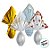 Saco Express 35x35cm para Ovos de 250g a 350g - Ouro Antigo Fosco - 5 unidades - Cromus - Rizzo - Imagem 3