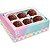 Caixa 6 Bombons Retangular com Visor - Unicornio - 1 unidade - Festcolor - Rizzo - Imagem 1