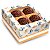 Caixa 4 Bombons Quadrado com Visor - Bluey - 1 unidade - Festcolor - Rizzo - Imagem 1