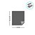 Papel Chumbo 43,5x59cm - Marrom - 50 unidades - Cromus - Rizzo - Imagem 2