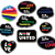 Kit Placas Festa Now United - 09 Unidades - Festcolor - Rizzo Festas - Imagem 1