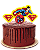 Topper para Bolo Festa Superman - 04 unidades - Festcolor - Rizzo Festas - Imagem 1