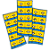 Adesivo Quadrado Decorativo Festa Festa Minions - 30 unidades - Festcolor - Rizzo Festas - Imagem 1
