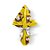 Folha para Ovos de Páscoa Contos de Páscoa Amarelo 69x89 - 25 unidades - Cromus - Rizzo - Imagem 3