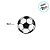 Prato de Papel Redondo Biodegradável - Bola de Futebol - 8 unidades - Rizzo - Imagem 2