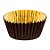 Forminha Gourmet Laminada Impermeável para Doces - Marrom com Dourado - 50 unidades - Regina - Rizzo - Imagem 1