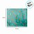 Papel Chumbo 43,5x58,5cm - bliss Turquesa - 50 unidades - Cromus - Rizzo - Imagem 2
