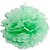 Lanterna de Papel Flor Verde Claro 25cm - 1 unidade - Regina - Rizzo - Imagem 1