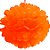 Lanterna de Papel Flor Laranja 25cm - 1 unidade - Regina - Rizzo - Imagem 1