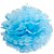 Lanterna de Papel Flor Azul Céu 25cm - 1 unidade - Regina - Rizzo - Imagem 1