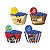 Cupcake Wrapper com Enfeite Jake e os Piratas da Terra do Nunca - 12 unidades - Regina - Rizzo - Imagem 1