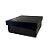 Caixa para Presente Premium Quadrada - Preta - 18,3x18,2x8cm - 5 unidades - Assk - Rizzo - Imagem 1
