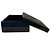 Caixa para Presente Premium Quadrada - Preta - 18,3x18,2x8cm - 5 unidades - Assk - Rizzo - Imagem 2