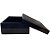 Caixa para Presente Premium Quadrada - Preta - 25,5x25,5x9cm - 1 unidade - Assk - Rizzo - Imagem 2