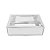 Caixa com Tampa Transparente PVC Nº 5 (9cm x 12cm x 4cm) Prata  - 10 unidades - Assk - Rizzo - Imagem 3