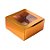 Caixa Gaveta com Visor Nº1 (8cm x 8cm x 4cm) Cobre  - 10 unidades - Assk - Rizzo - Imagem 1