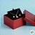Caixa Cubo Para Presente Metalizada com Textura Vermelho 6x6x6cm - 10 unidades - ASSK - Rizzo - Imagem 3