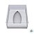 Caixa Barca de Chocolate - G - 20,5cm x 17cm x 6,5cm - Branco - 5 unidades - Assk - Rizzo - Imagem 2