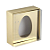 Caixa Ovo de Colher - Meio Ovo de 500g - 20,5cm x 17cm x 8,5cm - Ouro - 5 unidades - Assk - Rizzo - Imagem 1