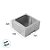 Caixa com Visor S16 (7cm x 7cm x 3cm) Prata - 10 unidades - Assk - Rizzo - Imagem 4