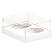 Caixa Ovo de Colher - Dois Meio Ovo de 250g - 20,5cm x 17cm x 6,5cm - Branco - 5 unidades - Assk - Rizzo - Imagem 1