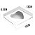 Caixa Coração de Colher - Meio Coração de 250g - Branco - 15 x 13 x 6,5 cm - 5 un - Assk Rizzo - Imagem 2